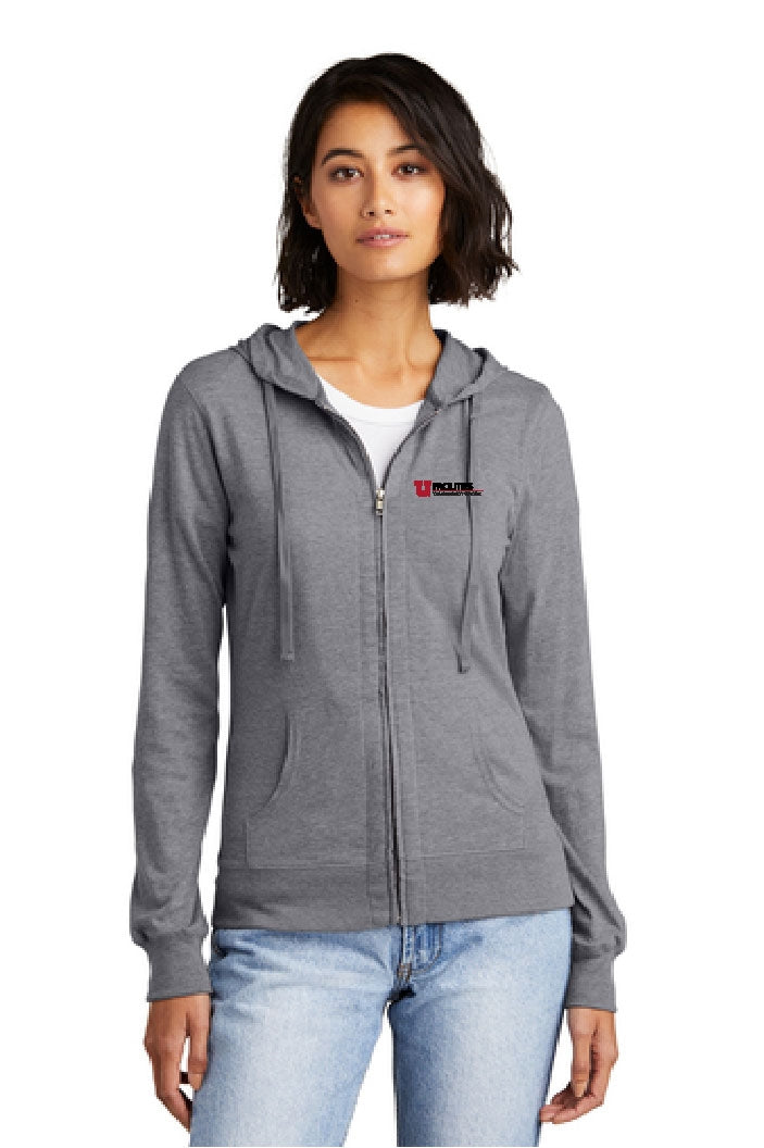 District Women’s Fitted Jersey Full-Zip Hoodie