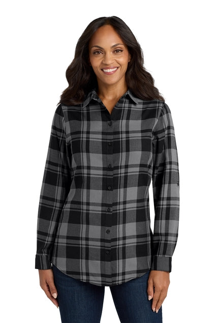 Port Authority Women's Plaid Flannel Tunic