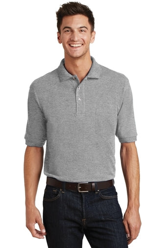 Port Authority S/S Cotton Pique Pocket Polo