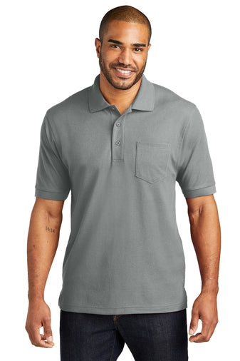 Port Authority S/S Silk Touch Pocket Polo