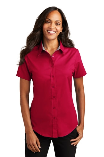 Port Authority Women's S/S Easy Care Twill