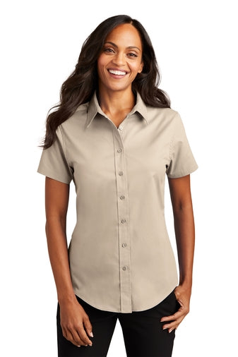 Port Authority Women's S/S Easy Care Twill