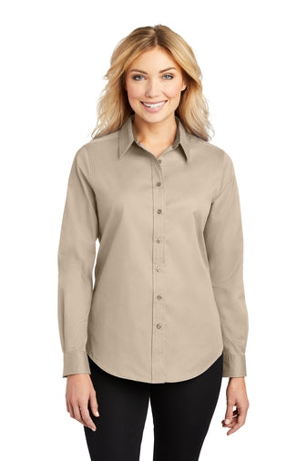 Port Authority Women's L/S Easy Care Twill