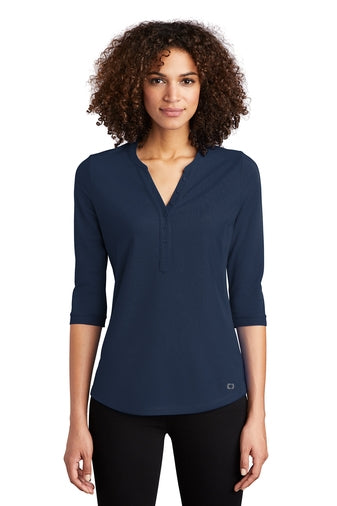 OGIO Ladies Jewel Henley